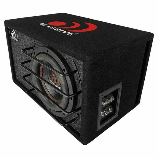 Massive Audio BG8 8" 800W Max Pre-Loaded Car Stereo Ported Subwoofer Enclosure