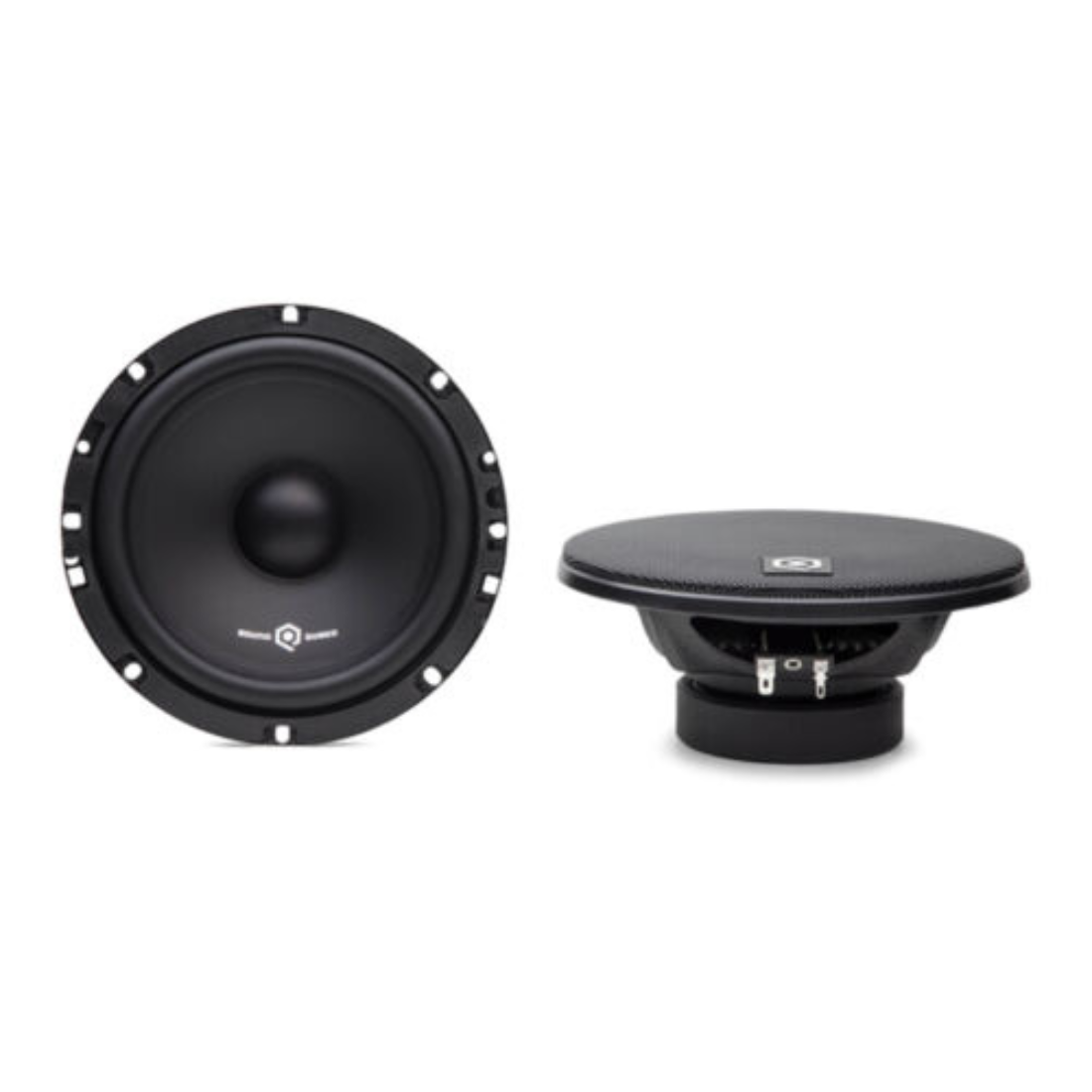 SoundQubed QS-6.5 6.5” Component Speaker Set with Tweeters & Crossovers Car Audio