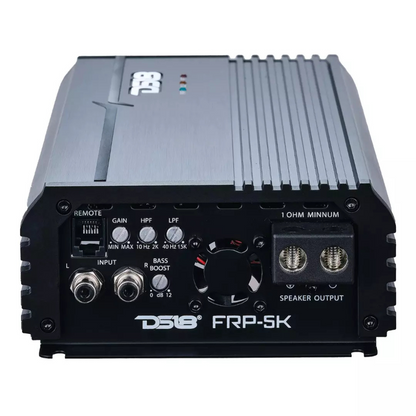 DS18 FRP-5K/TI 1-Channel 5000W RMS@1-Ohm Class-D Full-Range Amplifier (Titanium)