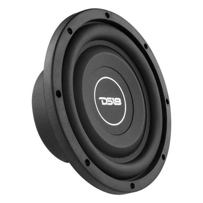 DS18 SRW8.4 8" 300W Max Single 4-Ohm Voice Coil SVC Shallow Mount Car Subwoofer