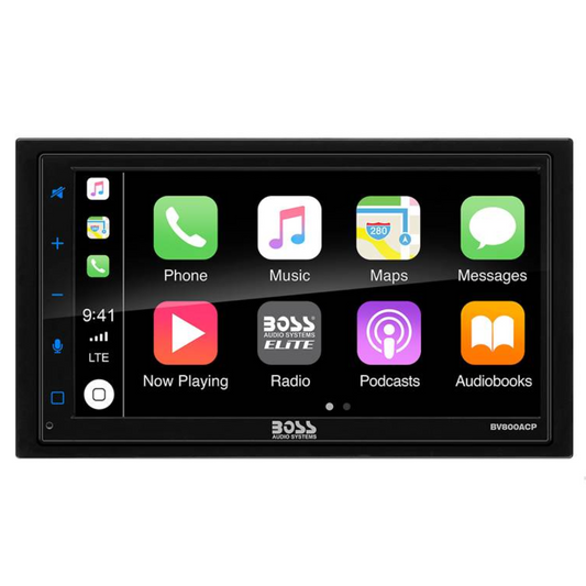 Boss Audio BV800ACP Digital Multimedia Receiver w/ Apple CarPlay & Android Auto