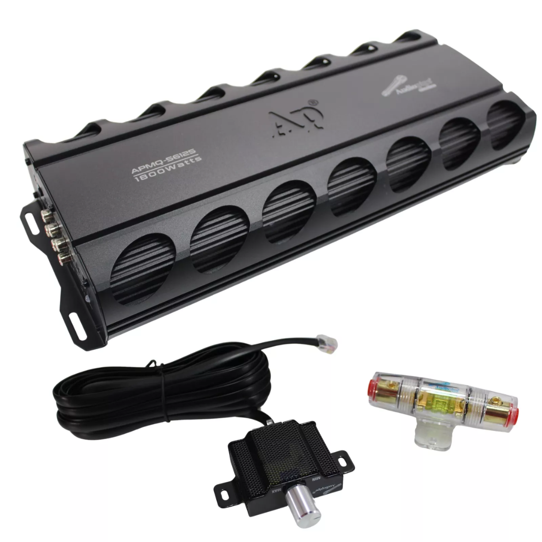 Audiopipe APMQ-56125 5-Channel 1800W Peak Class-A/B Car Audio Compact Amplifier