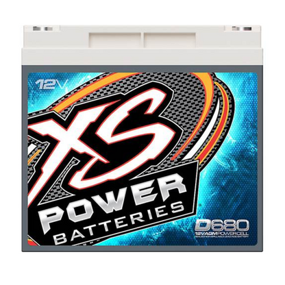 XS Power D680 12-Volt 1000 Amp Sealed Car Audio AGM Power Cell Battery