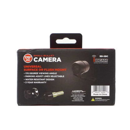 iBeam Metra BB-SBC Universal Surface or Flush Mount Small Bullet Back-Up Camera