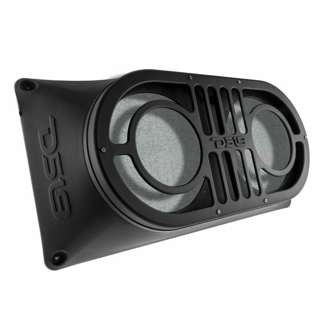 DS18 JBASS 10" Unloaded Shallow Subwoofer Enclosure for Jeep JK, JKU, & JL