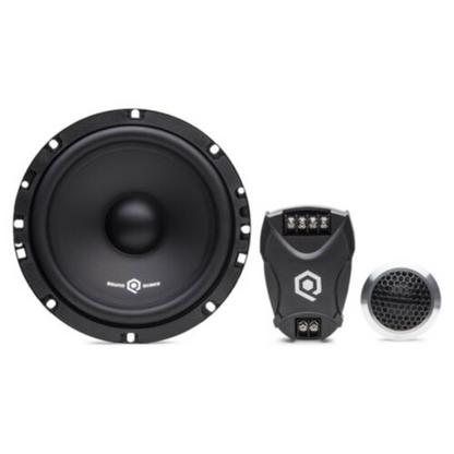 SoundQubed QS-6.5 6.5” Component Speaker Set with Tweeters & Crossovers Car Audio