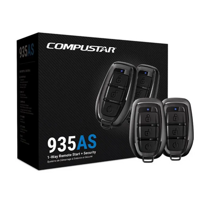 Compustar CS935-AS All-in-One 1-Way Remote Start & Security + Car Alarm Bundle