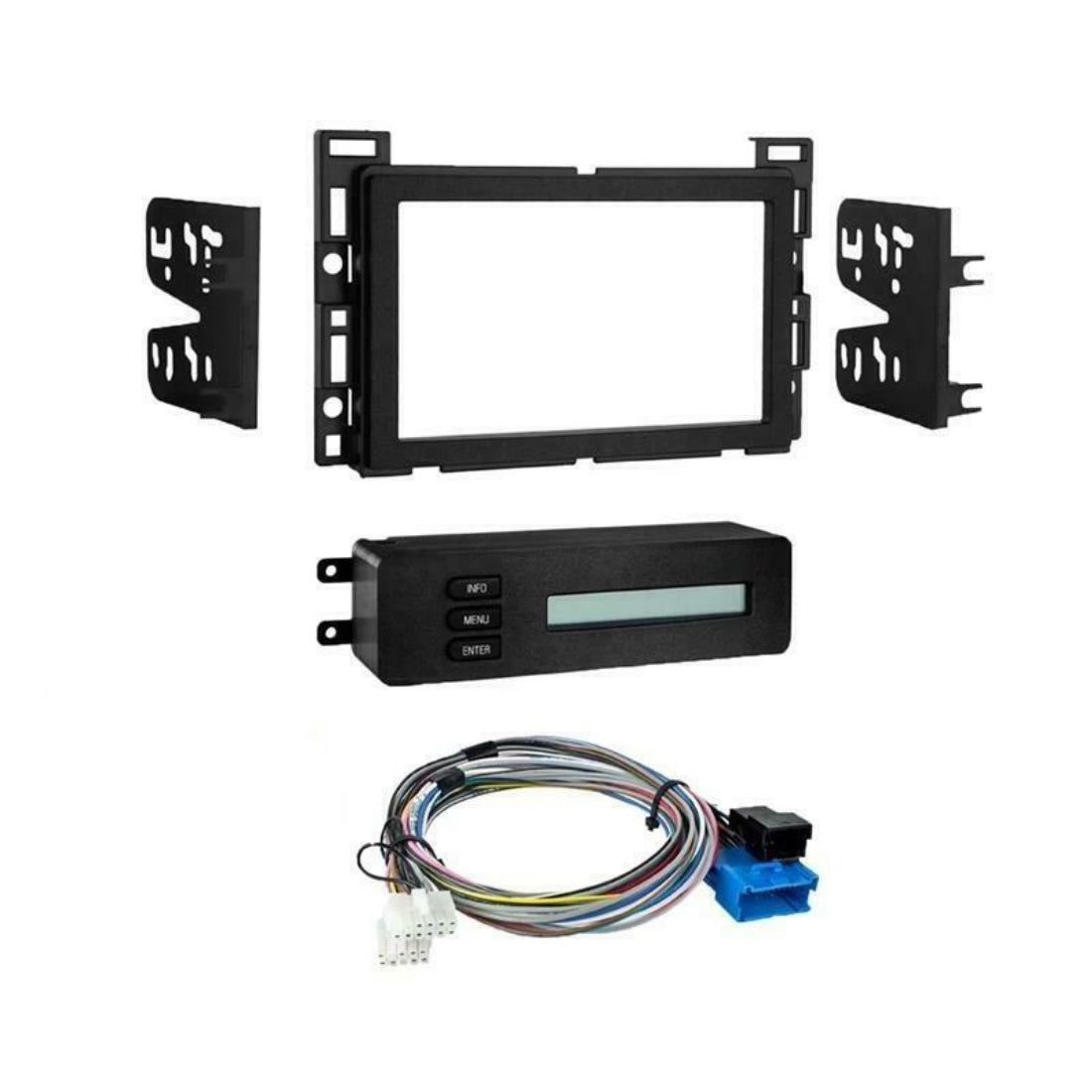 Metra 95-3303B Double DIN Stereo Dash Kit for Select Chevrolet Malibu/Pontiac G6