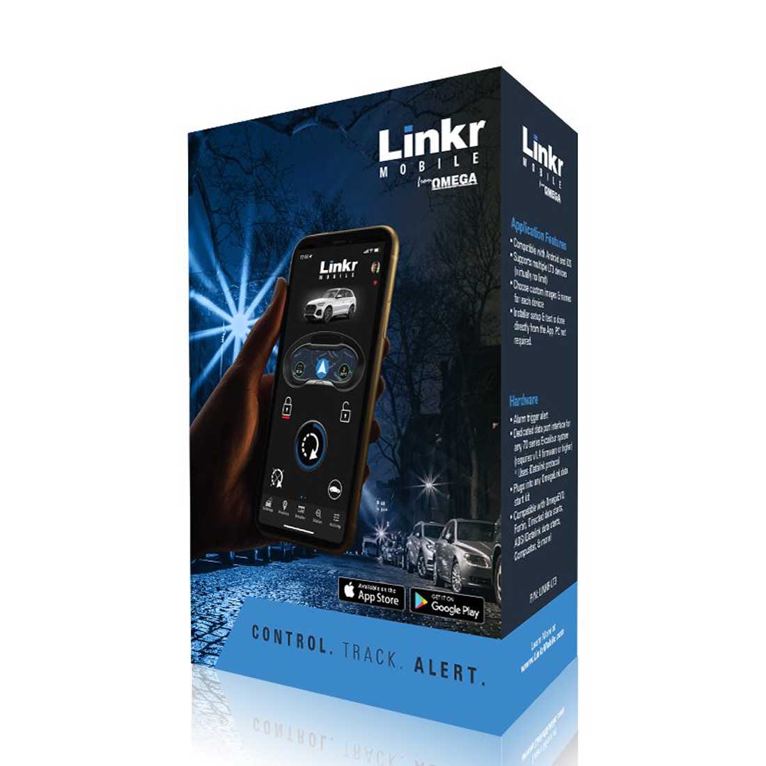 Omega LINKR-LT3 Unlimited Range Mobile Interface Smartphone Control for Vehicles