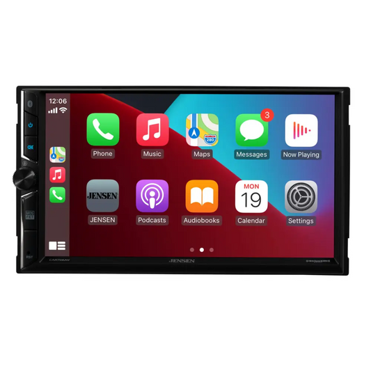 Jensen CAR714MW 2-DIN Bluetooth Digital Multimedia Receiver w/ 7" Touchscreen