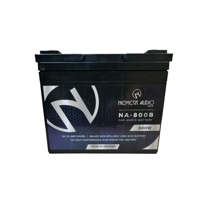 Nemesis Audio NA-800B 35 Ah 12V 800 Watts AGM Car Audio Power Cell Battery