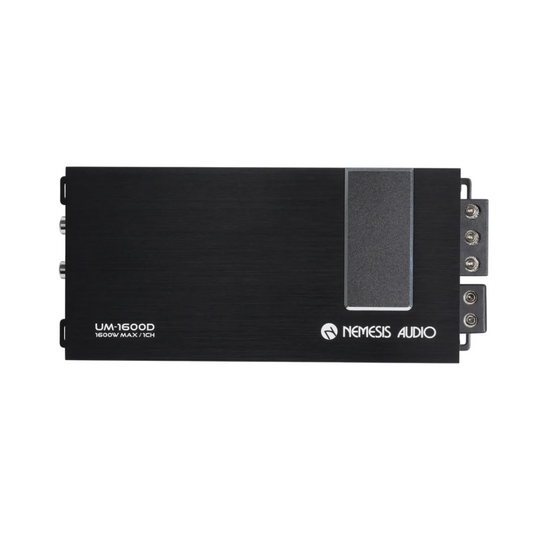 Nemesis Audio UM-1600D 1CH Monoblock 1600W Max Class-D Ultra Micro Car Amplifier