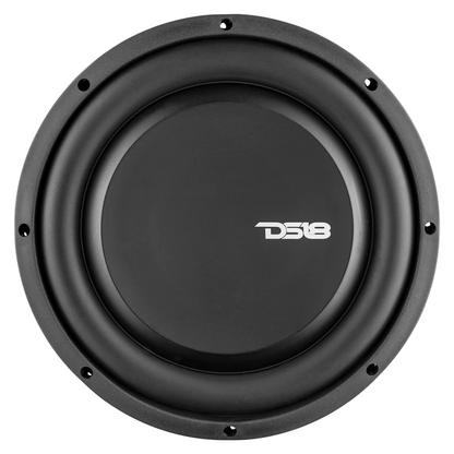 DS18 PSW10.4D 10" 1000W Max Dual 4-Ohm Voice Coil DVC Shallow Mount Subwoofer