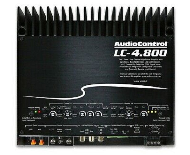 AudioControl LC-4.800 High-Power Multi-Channel Amplifier with AccuBass