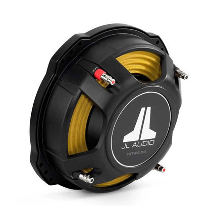 JL Audio 10TW3-D4 10" 400W RMS Dual 4-Ohm Voice Coil DVC Shallow Mount Subwoofer