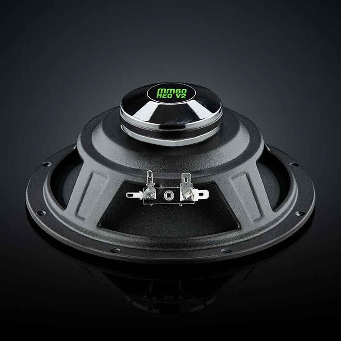 Deaf Bonce MM-60 NEO V2 6.5" 200W Max 4-Ohms Car Audio Midrange Speakers (Pair)