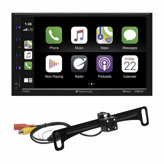 Planet Audio P70CPA-C 2-DIN Digital Multimedia 7" Receiver w/ Back-Up Camera