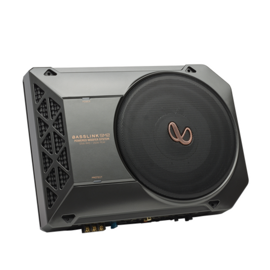 Infinity BASSLINK SM2 8" Shallow-Profile Powered Underseat Subwoofer w/ 125W Amp