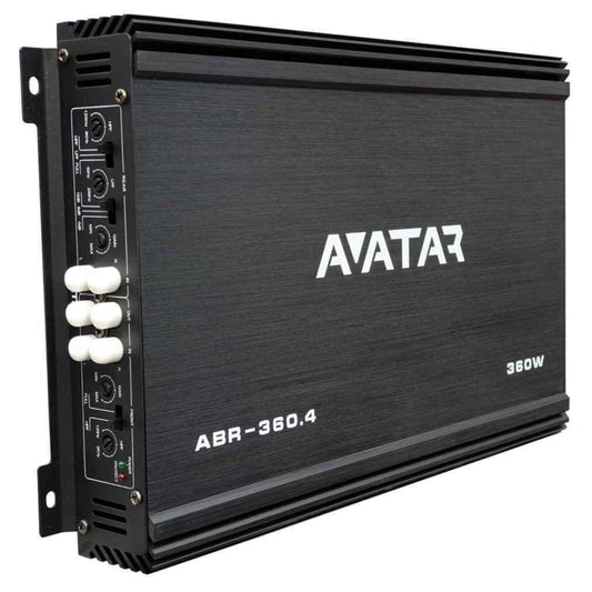 Avatar ABR-360.4 360 Watts 4-Channel Class-AB Stereo Car Audio Amplifier