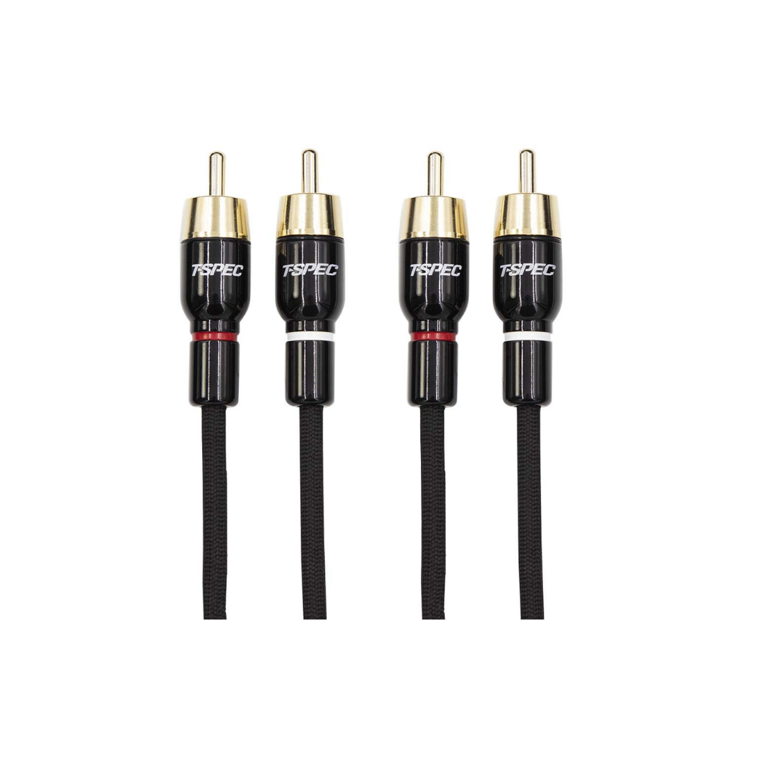 T-Spec V16RCA-102 V16 Series Gold-Plated Copper RCA Audio Cables - 10 Feet