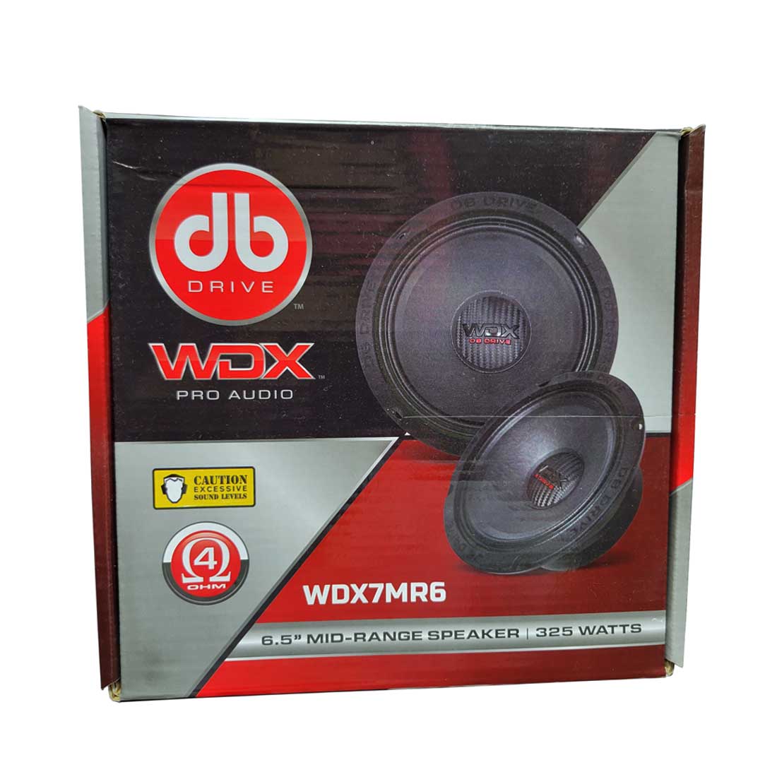 DB Drive WDX7MR6 6.5" 325 Watts Max Power 4-Ohms Car Audio Midrange Speaker