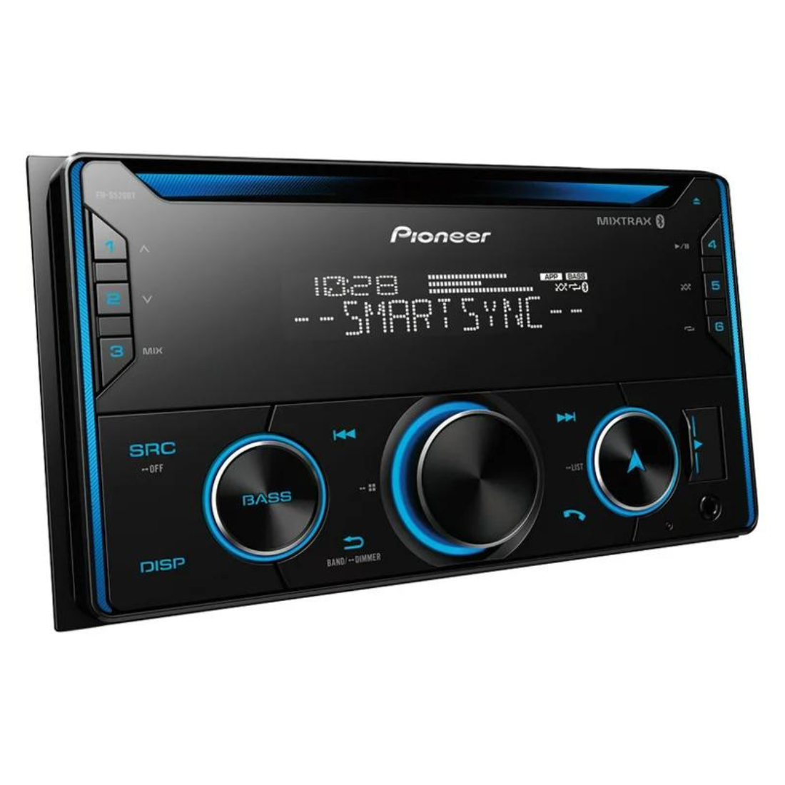 Pioneer FH-S520BT 2-DIN Car In-Dash CD MP3 Bluetooth Receiver w/ Smart Sync App