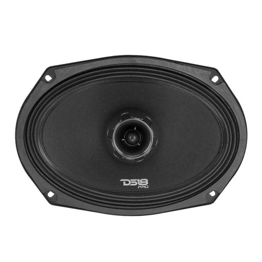 DS18 PRO-ZT69 550 Watts Max Power 4 Ohm 6x9" 2 Way Midrange Stereo Car Audio Speaker